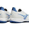 Chuteira Society Mizuno Morelia Neo Sala TF Branca e Azul "Mugen Pack"