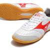 Chuteira Futsal Mizuno Morelia Sala IC Branca e Vermelha