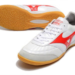 Chuteira Futsal Mizuno Morelia Sala IC Branca e Vermelha