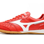 Chuteira Futsal Mizuno Morelia Sala IC Vermelha e Branca
