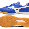 Chuteira Futsal Mizuno Morelia Sala IC Azul e Branca