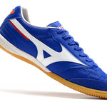 Chuteira Futsal Mizuno Morelia Sala IC Azul e Branca