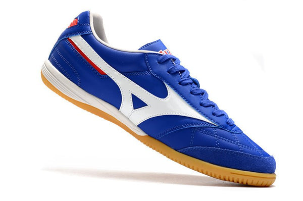 Chuteira Futsal Mizuno Morelia Sala IC Azul e Branca