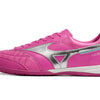 Chuteira Futsal Mizuno Morelia Sala IC Rosa e Prata