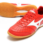 Chuteira Futsal Mizuno Morelia Sala IC Vermelha e Branca