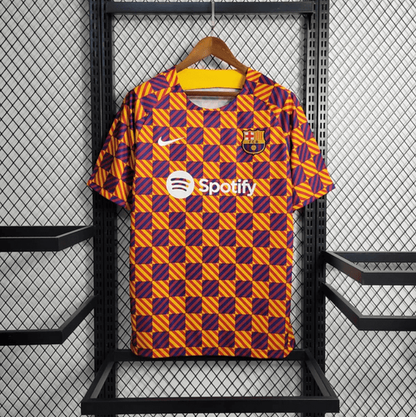 Barcelona  de Treino Orange Blue and Red 2023/24