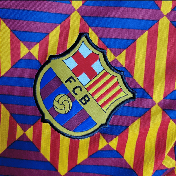 Barcelona  de Treino Orange Blue and Red 2023/24