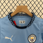 Manchester City 2024/25 Kit Criança Principal