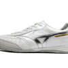 Chuteira Futsal Mizuno Morelia Sala IC Branca e Prata "Beta Shining"