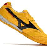 Chuteira Futsal Mizuno Morelia Sala IC Amarela e Preta