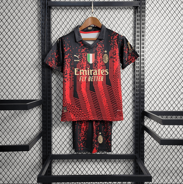AC Milan 2023/24 Kit Criança